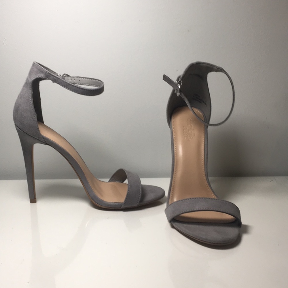 Grey Charlotte Russe high heel size 7